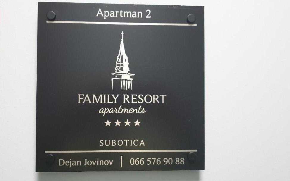 Family Resort Subotica Apartments 外观 照片